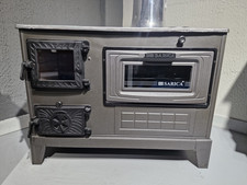 Stufa in ghisa smaltata, stufa a legna, fornello, forno