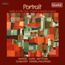Portrait/Violin  Cello Duo von Zappa,Dario  Mattia | CD | Zustand neu