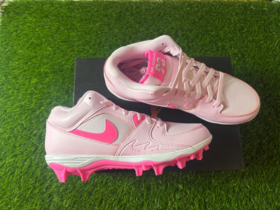 Jordan Stadium 90 Low TD Football Cleats Pink White Size 9.5 | eBay