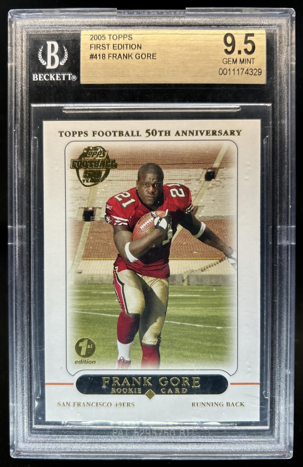 Frank Gore Topps #418 1st Edition