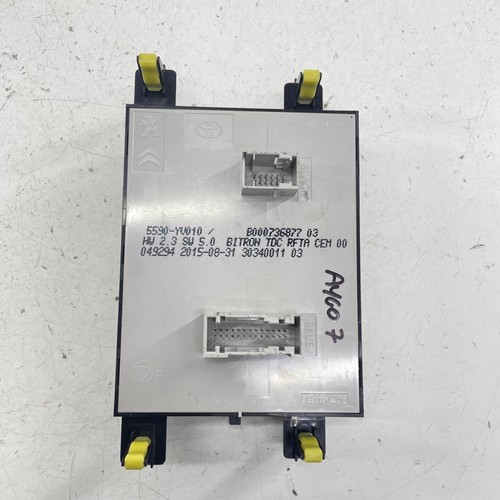 TOYOTA AYGO MK2 HEATER CONTROL 5590-YV010 B000736877 HEATING SWITCH A/C 14-18 - Picture 9 of 13