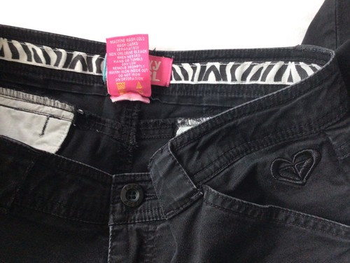 Roxy Girl Sz 14 Pants Chinos Straight leg Cotton Stretch Vintage y2k - Picture 7 of 9