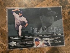 2002 Upper Deck Piece of History #41 Roger Clemens New York Yankees