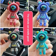 Cute Astronaut Car Air Freshener Aromatherapy Vent Fragrance Perfume Diffuser Or