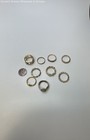 Costume Gold Tone Faux Stone Variety Ring Lot 22.0g — photo 2