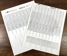 Vintage E&L Instruments BGB-01 Bugbacks Sticker Sheets 1 & 2 TTL 7400 Series