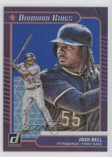 2021 Panini Donruss Diamond Kings Holo Blue Josh Bell #25 4a0