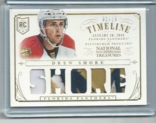 * DREW SHORE * 2013-14 NATIONAL TREASURES TIMELINE NAME JESREY PATCH # 25