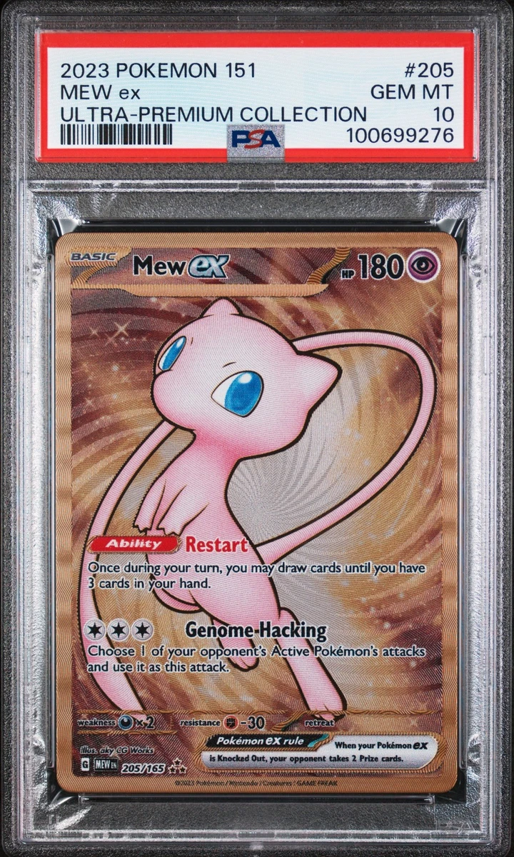 Mew Pokémon TCG Professional Sports Authenticator (PSA) Grade 10