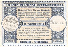 748460) DR int. Antwortschein