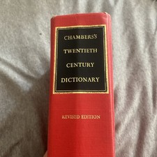Chambers 20th Century Dictionary