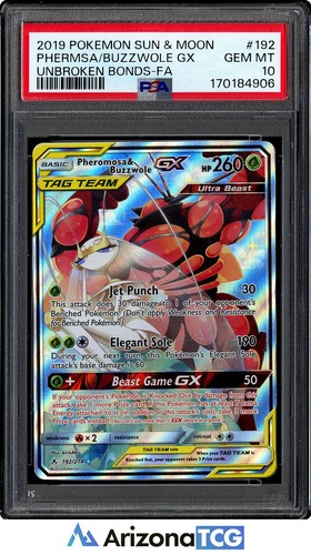 Pheromosa & Buzzwole-GX graded PSA 10 for sale on eBay