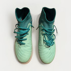 Nike Phantom Vision Soccer Cleats Blue/Teal Light Blue w/ Pink Swoosh — photo 1