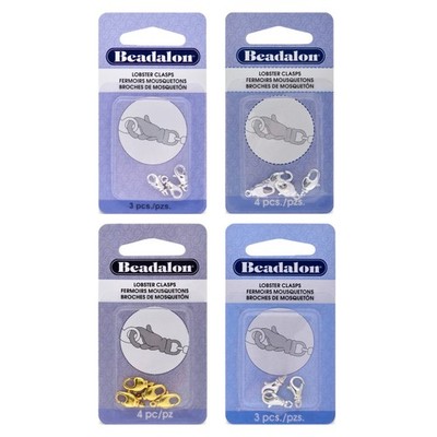Beadalon  EZ-Lobster  Karabinerverschlüsse Schmuckteile versch. Farben & Größen