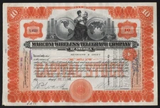 1912 New Jersey: Marconi Wireless Telegraph Company of America