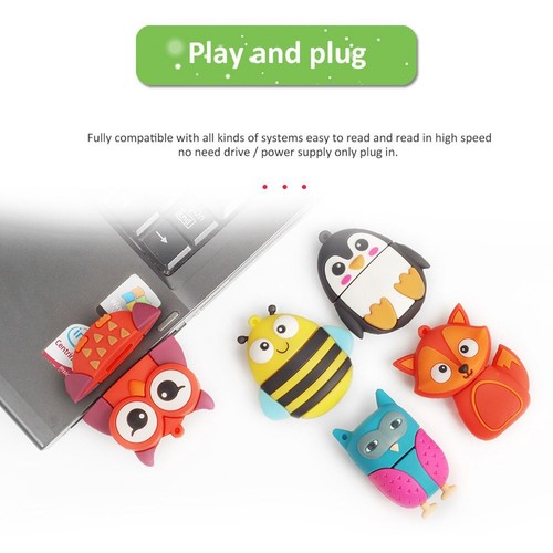 Clé USB de 16 Go Paquet de 5 Pièces BorlterClamp USB Mémoire Stick Pendrive a... - Photo 2/7