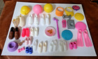 1980s Barbie Shoe Lot Plus Other Accessories Excellent/Nm Undamaged Condition