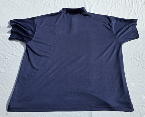 Majestic Oklahoma City Thunder OKC Logo Adult 3XL Navy 3 Button Polo Pullover - Picture 7 of 7