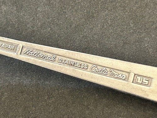 VINTAGE LOT OF 11 National COSTA MESA Stainless Steel Forks/Spoons - Picture 5 of 5