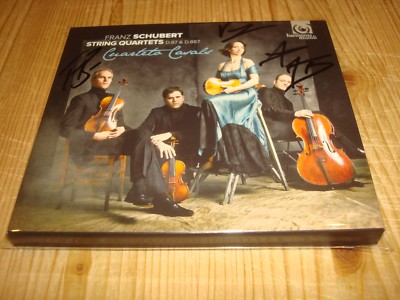 CUARTETO CASALS Schubert Streichquartette ORIG HM CD Signed by 4 Signiert von 4