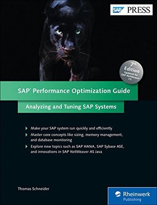 SAP PERFORMANCE OPTIMIZATION GUIDE (7TH EDITION) (SAP By Thomas Schneider *VG+*