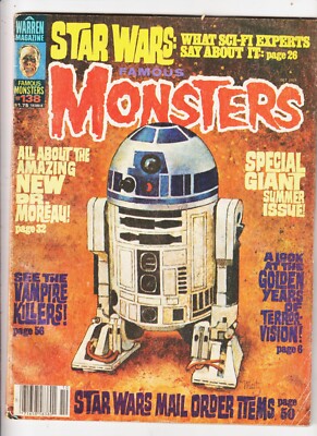 FAMOUS MONSTERS OF FILMLAND MAGAZINE #138 STAR WARS TOY