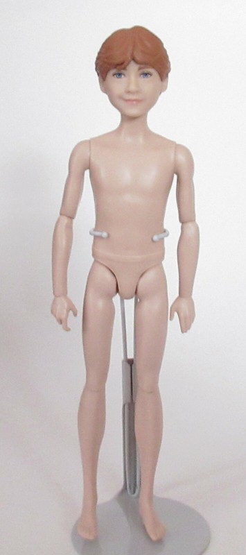 WB Mattel Harry Potter Nude Ron Weasley Rupert Grint Doll 1:6 Barbie Sized Boy