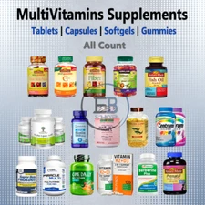 Multivitamin Adult Vitamin A B C D E Fish Oil / SoftGel / Tablet /Gummies Choose