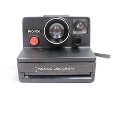 Vintage Black Polaroid Pronto Land Instant Camera w Strap