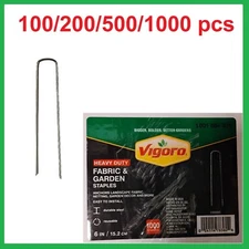 Sod Staples 100/200/500/1000 Pack Landscape Garden Stakes industrial grade