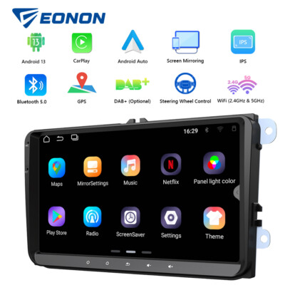 Für VW Jetta Golf 5 6 Eonon VWA13 Android 13 Autoradio 9'' GPS Navi CarPlay Touch