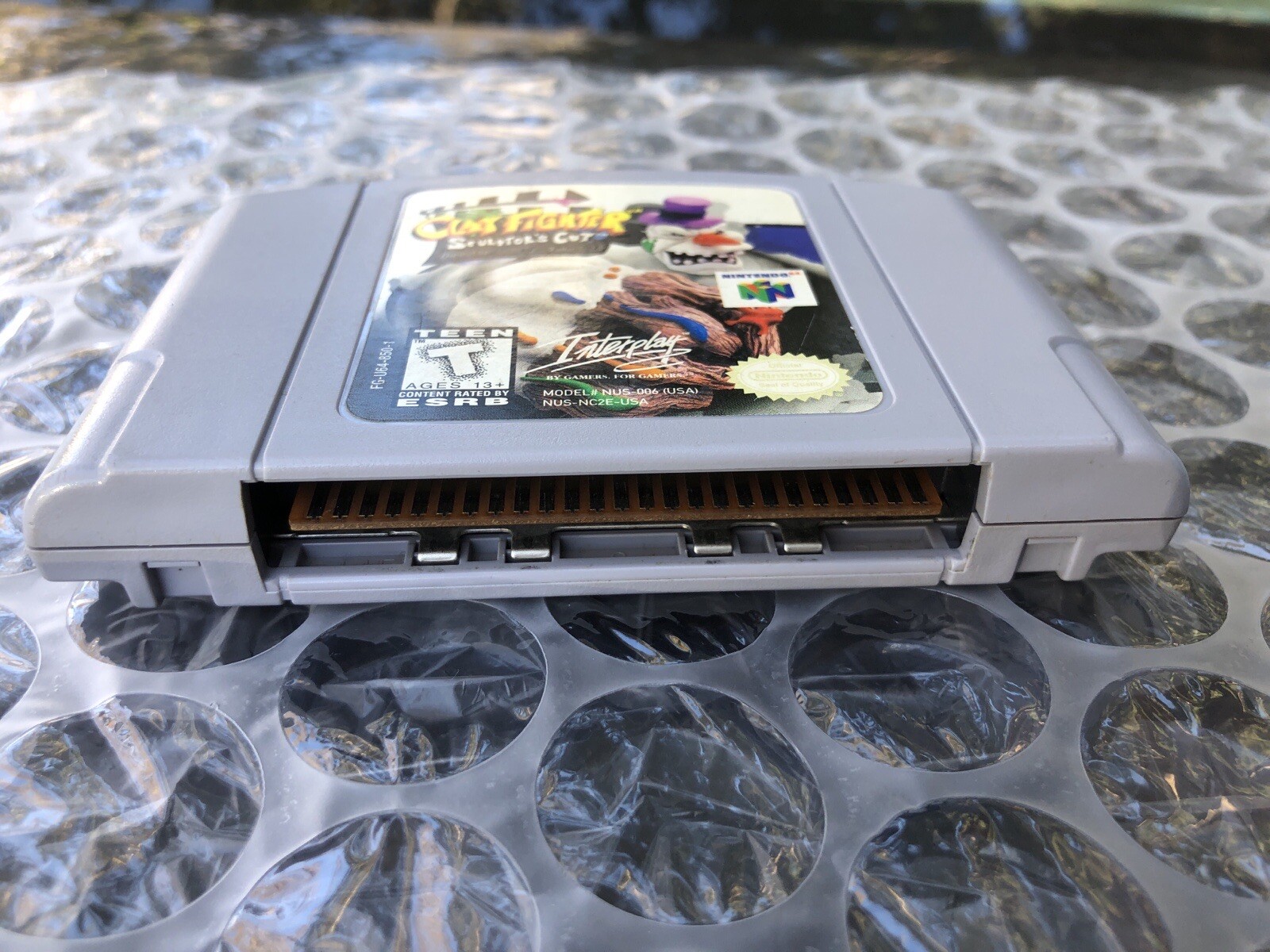 ClayFighter Sculptor's Cut n64 Tested Authentic Nintendo 64 Clay