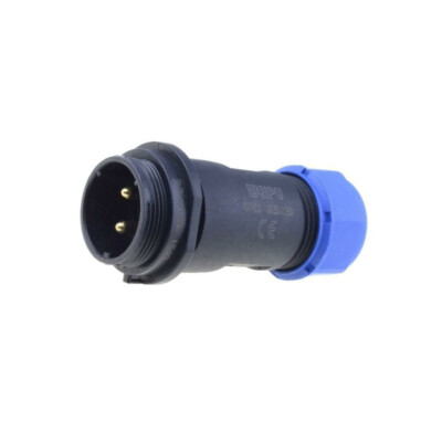 SP2111/P2 II 1N II 1N Stecker männlich SP21 PIN: 2 IP68 7-12mm Löten für Leitung