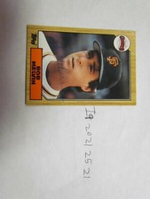 1987 Topps Bob Melvin Signed Baseball Card 2
