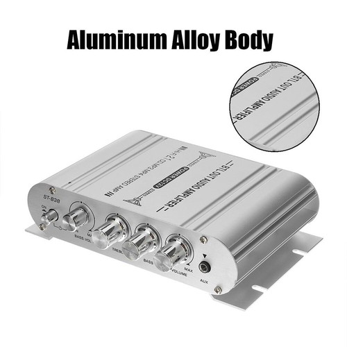 80W 12V Auto Stereo Mini Power Amplifier Audio Verstärker HiFi Audio Verstärker - Bild 14 von 15