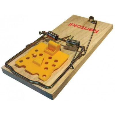Wooden Rat Trap Strong & Easy To Set Rentokil