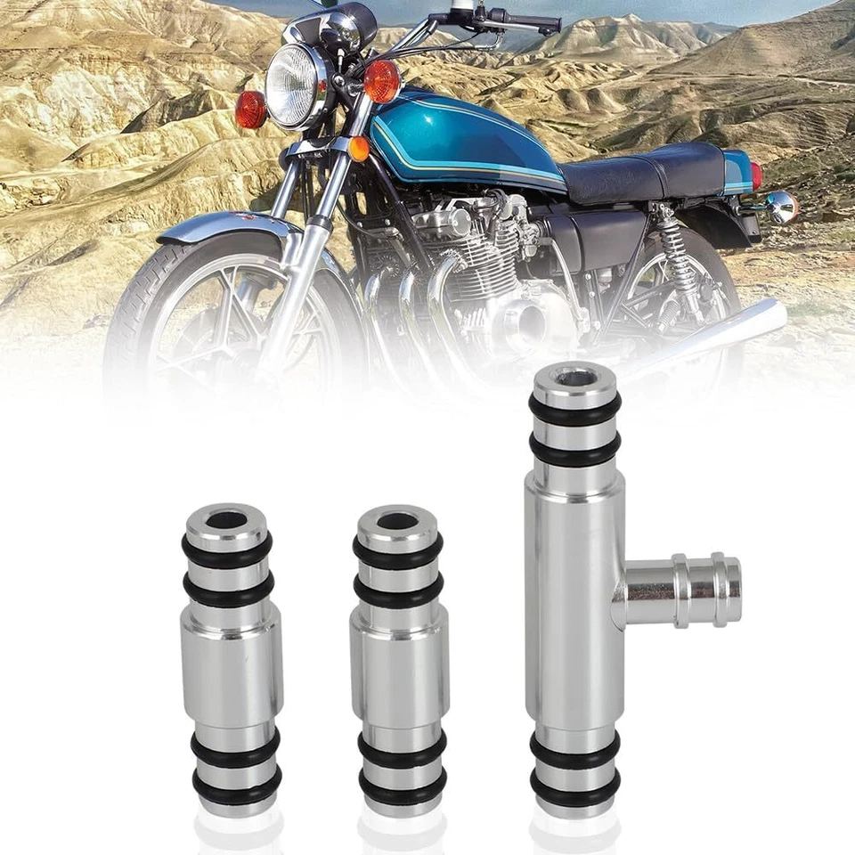 For Kawasaki Carburetor Fuel Tee / Rail Combo KZ1000 KZ650 CSR Police 1977-1983 - Image 3 of 4