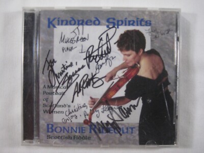 CD Kindred Spirits Bonnie Rideout fiddle viola SIGNED multiple artists