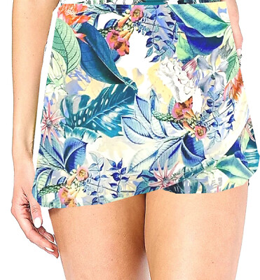 Jantzen Ruched Faux Wrap Swim Skirt Cover-up  - A399427 Plus 20W