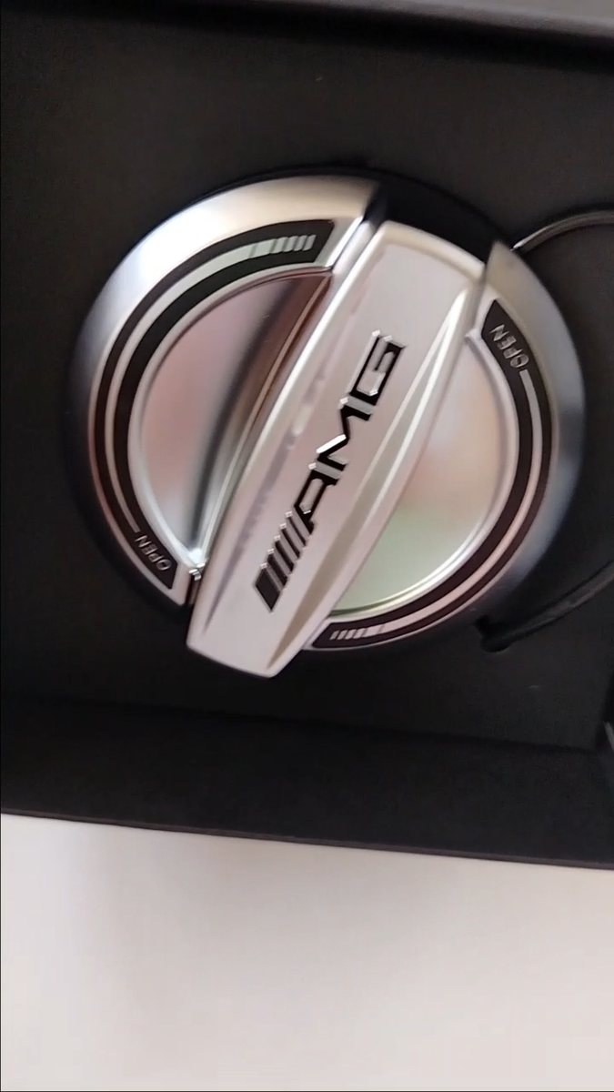 AMG fuel filler cap chrome Genuine Mercedes-AMG A0004708100