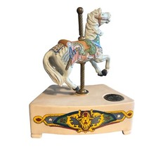 Vintage Willetts Designs Tobin Fraley Carousel Horse Music Box When Irish Eyes A