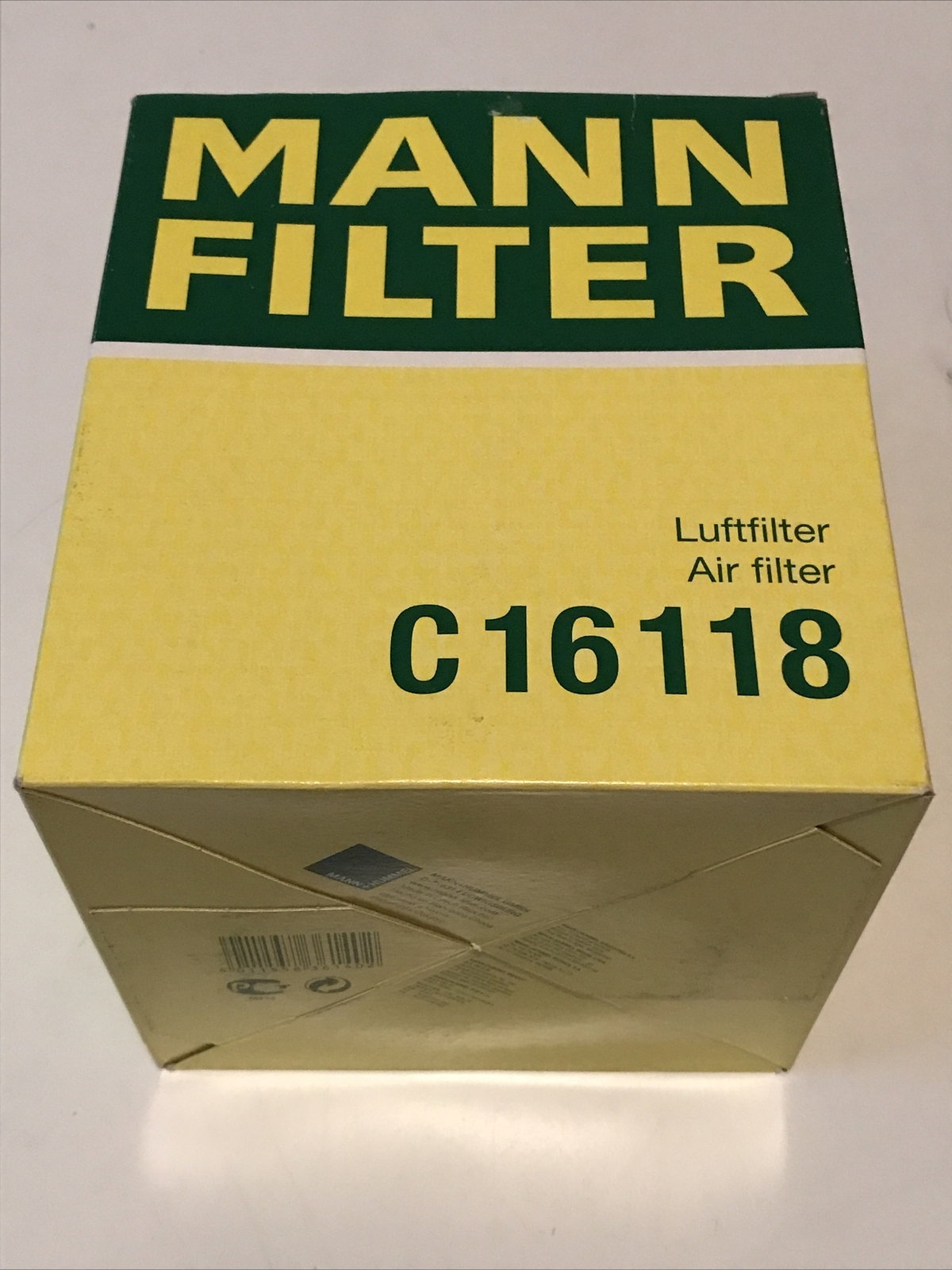 MANN C16118 AIR FILTER FOR AUDI A6 2.0TDi 2.0TFSi