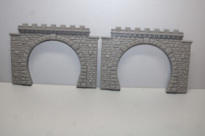 Faller 120565 2 Pieces Tunnel Portals 2-Track Gauge H0