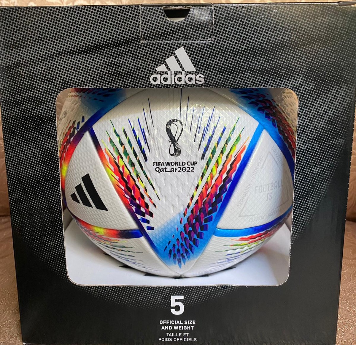 NEW WORLD CUP 2022 AL-RIHLA SOCCER FOOTBALL BY OFFICIAL LEATHER