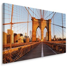 CANVAS Leinwand Bilder XXL Wandbilder Kunstdruck Brooklyn Bridge New York 153