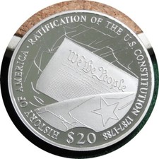 elf Liberia 20 D 2007 Am History  Ratification of the US Constitution 1787-88