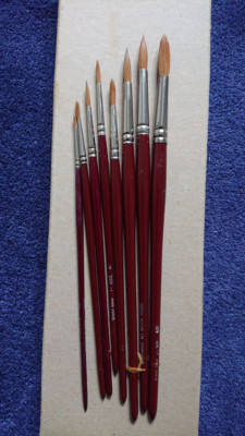 1x Sable Künstler Zobel Serie 17 Pinsel LP Brush Co verschiedene Größen