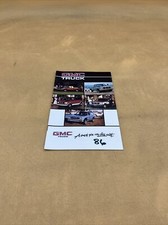 1986 Gmc Truck Model Line Dealer Showroom Sales Brochure Catalog Booklet 1986 Gmc Truck Model Line Dealer Showroom Sales Brochure Catalog Booklet