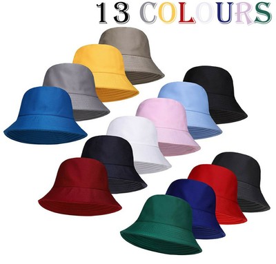 Bucket Hat Cotton Unisex Adults Fishing 