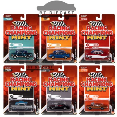 RACING CHAMPIONS MINT 2022 RELEASE 2 ASSORTMENT 1/64 6 PIECES SET  RC015